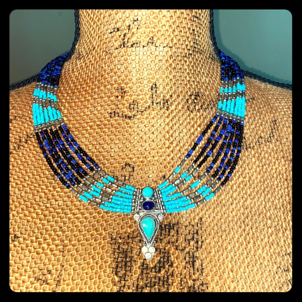 Charlotte Russe turquoise necklace